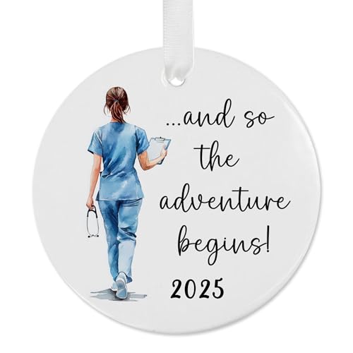 Nursing 2025 Graduation Gift, Nurse Ornament, Nurse Christmas Orn...