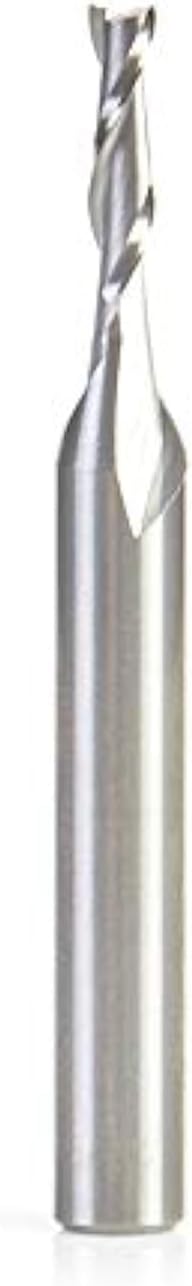 Amana Tool - 46333 Solid Carbide Spiral Plunge 1/8 Dia x 1/2 x 1/4" Shank Up-Cut