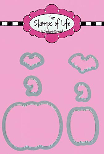 Thanksgiving And Halloween Die Cuts For Card-Making And Scrapbooking Supplies By The Stamps Of Life - #1 Pumpkin Die Set #TOP30