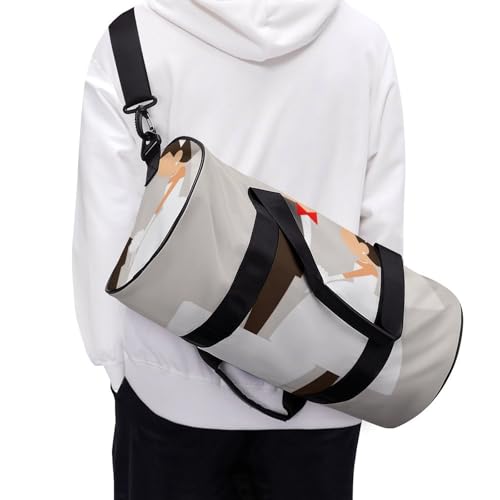 Sac de gym grand compartiment duffel bag de 45cm - 6