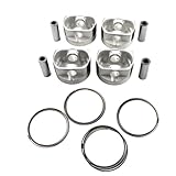 4Pcs Engine Piston Rings Set for G4KC Engine - Fits for Forte Optima Rondo Santa Fe Sorento Sportage Tucson 2.4L 23410-25211 Automotive Replacement Engine Piston