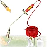 Propan-Fackel-Unkrautbrenner-Kit, hohe Leistung 1900.000 BTU Flammenwerfer für Unkraut, Unkrautbrenner Fackel für Propan-Tank, mit Schlauch für Unkraut, Dachung, Schnee