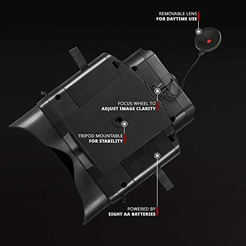 Hike Crew Digital Night Vision Binoculars, Capture Hd Photos & Videos, See Clear In 100% Total Darkness, Long Viewing Distance, Large Viewing Lcd Screen, Infrared Night Vision Goggles For Hunting #TOP4