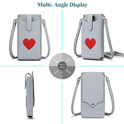 Image of Peacocktion Small Crossbody Cell Phone Purse for Women, Lightweight Mini Small Crossbody Bags for Women with Card Slots