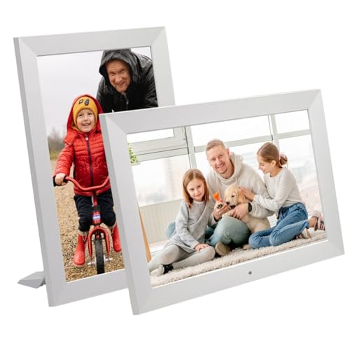 Cadre numérique 8 pouces IPS 1280x800 rétroéclairé LED avec prise EU