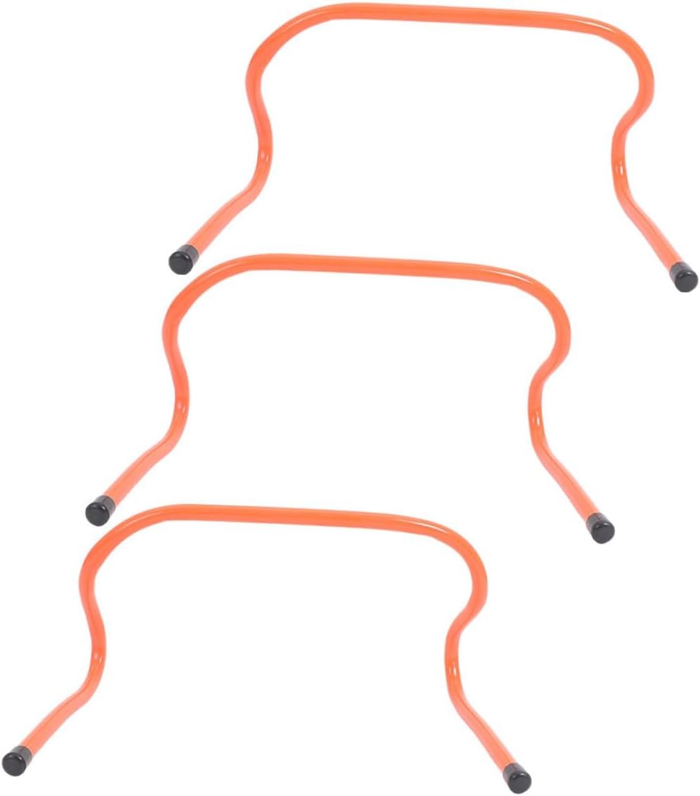 Abaodam 3pcs Agility Speed Hurdles Plastic Training Soccer Track Hurdle Equipment for Youth Sports Conditioning and Football Drills