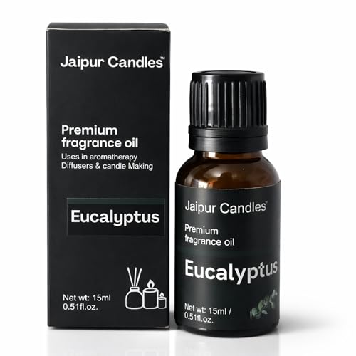 Image of Fragrance Oil | 15 ml | Aroma Oil for Home Fragrance | Best for Aromatherapy | Use in Diffusers, Candles, Air Fresheners (15ML, Eucalyptus)
