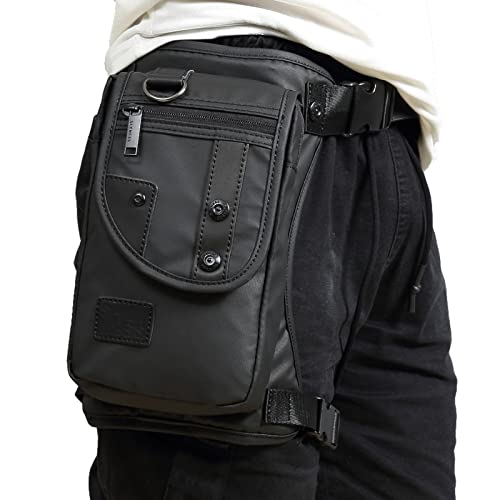 Fekesu Bolsa de perna Oxford masculina para motociclismo, equitação, feminina, pochete, viagem ao ar