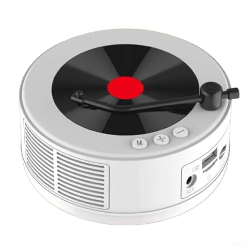 Lecteur CD radio FM au design compact avec haut-parleur intégré pour diffuser de la musique sans fil n'importe où