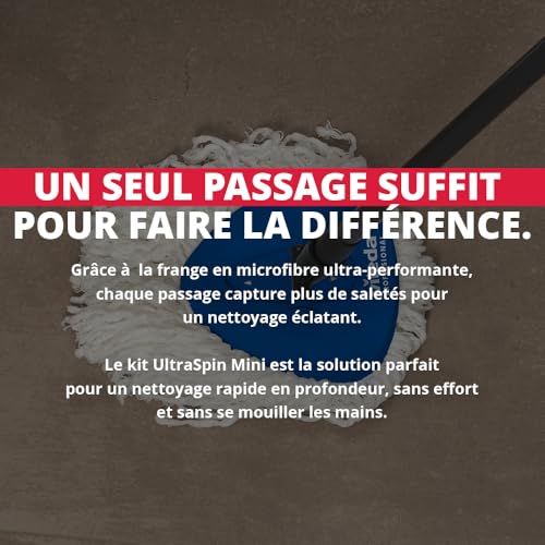 UltraSpin Mini Vileda Professional kit système de nettoyage compact à essoreuse - 6