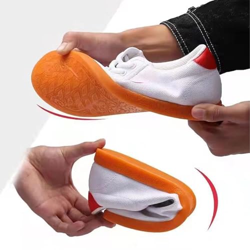 Tai Chi Shoes Men Women Martial Arts Shoes Lightweight Kung Fu Tai chi Shoes Kung Fu Martial Arts Boxing Training Shoes(Size:42 EU,Color:White)3