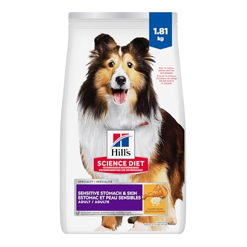 Hill's Science Diet Adult Sensitive Stomach & Skin Chicken Recipe Dry Dog Food 1.81 kg Bag