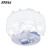 MSI MAG CORELIQUID A13 240 AIO CPU-Wasserskühler - Volle CPU-Abdeckung, verbessertes Wasserkanal-Design, CycloBlade 7, Split-Flow Radiator, Rifle-Lager – Ansicht 6