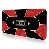 Tappetino Da Poker Texas Hold'em - Portatile, Idrorepellente, Con Borsa Trasporto, 120x60 O 180x90 Cm