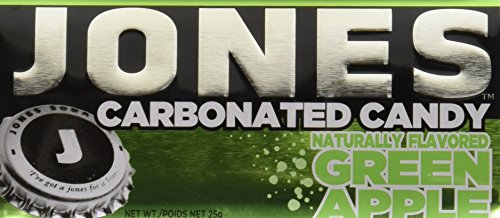 JONES Soda Carbonated Candy, Green Apple, Pack of 8