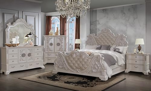 First of a Kind Santa Monica Traditional 5 Piece Queen Bedroom Se...