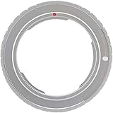 NinoLite C/Y-EOS アダプター、Contax/Yashica レンズ をキャノンEOS カメラボディーに付ける為のアダプター シルバー