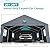 2 Car Carports 20X20 Heavy Duty?Car Ports with 180G Removable Side Walls, Carport Canopy, Portable Car Port Garage, Car Shelter All Weather,Grey