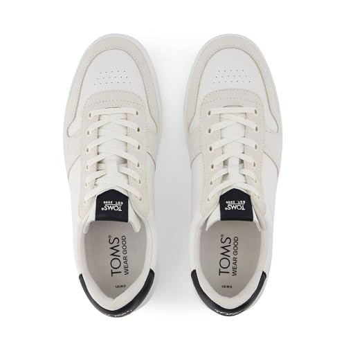 TOMS Mens Trvl Lite Court Lace Up Sneakers Shoes Casual - Black4