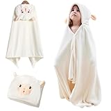 Tyuodna Kapuzenhandtücher für Kinder, Baby-Badetuch, 70,1 x 140 cm, weiches, warmes...