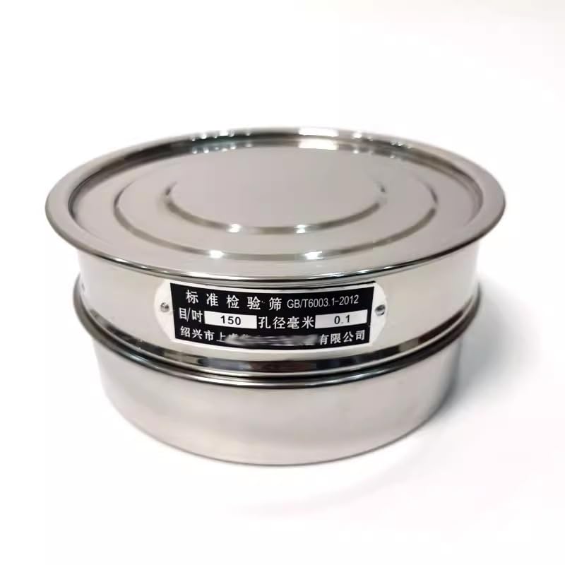 600 mesh 800 mesh 1000 mesh 1500 mesh 2000 mesh 304 Stainless Steel Standard Inspection Analysis Sieve Diameter 20cm(Bottom and Cover)