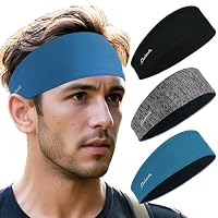 ABAMERICA Stirnband Rutschfest & Elastisch – Mit Knöpfen Zum Maskenaufhängen, Für Pflegekräfte & Sport