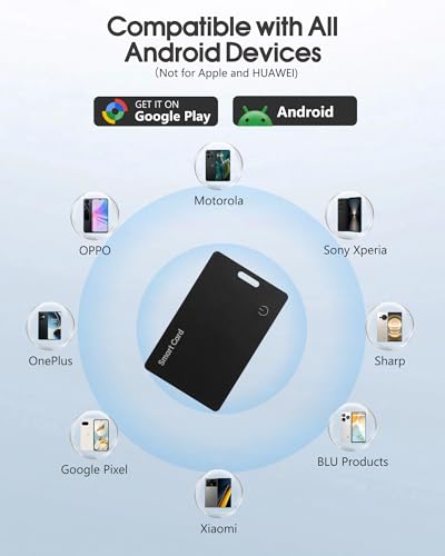 Zoilytech Wallet Tracker Card for Android,Rechargeable Tag Wallet Finder, Thin and Light Smart Card IP68 Waterproof Tracker Item Locator for Google Find Hub App(Android Only) - image 6