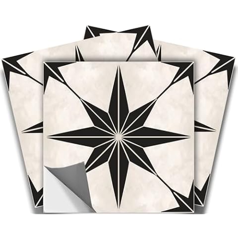 Bleucoin Positano Peel and Stick Tile Stickers for Kitchen Bathroom Backsplash Water-Resistant Removable Eco Friendly Decals, DIY Vinyl Renters Home Décor (22 pcs, 4x4 Inch) Cover