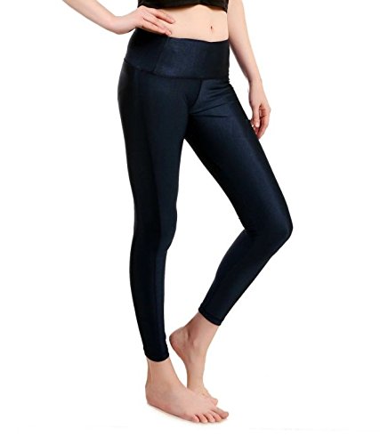 Image of Yoga Track Pant (Nylon Spandex) (NAVY BLUE, MEDIUM)