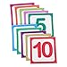SOLUSTRE 10 Stück Selbstklebende Rutsch Bodenaufkleber Zahlen Hüpfspiel für Kinderzimmer Klassenzimmer und Spielräume Sicherer Spaß mit Flexibler Anordnung und Frosted Design