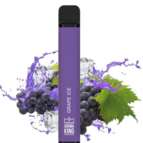 Aroma King/AK Shisha electrónica desechable, Grape Ice, sin nicotina, cigarrillo electrónico CA 700 caladas (Grape Ice) Cover