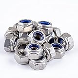 Sicherungsmuttern DIN 985 Edelstahl - Selbstsichernde Muttern - M3 bis M12 - Menge 10/25 / 50 / 100x - Stopmuttern (10, M4)