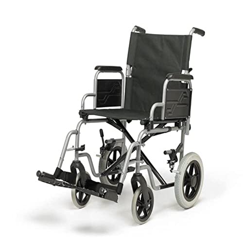 Patterson Medical Silla de ruedas propulsada Days Healthcare Whirl Transit Attendant, 41 cm de ancho de asiento, estructura estrecha, tapicería acolchada, con reposabrazos desmontables y neumáticos antipinchazos