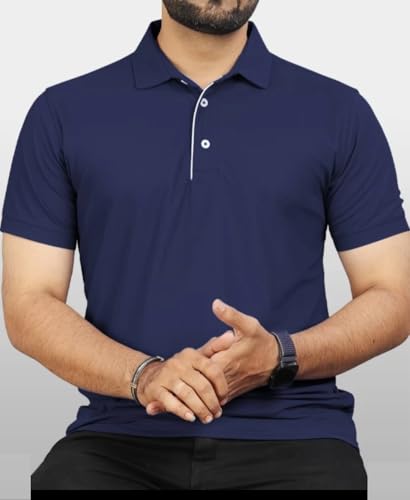 Image of T-Shirt for Men's | Regular Fit Polo Casual Stylish | Half Sleeve T Shirt
