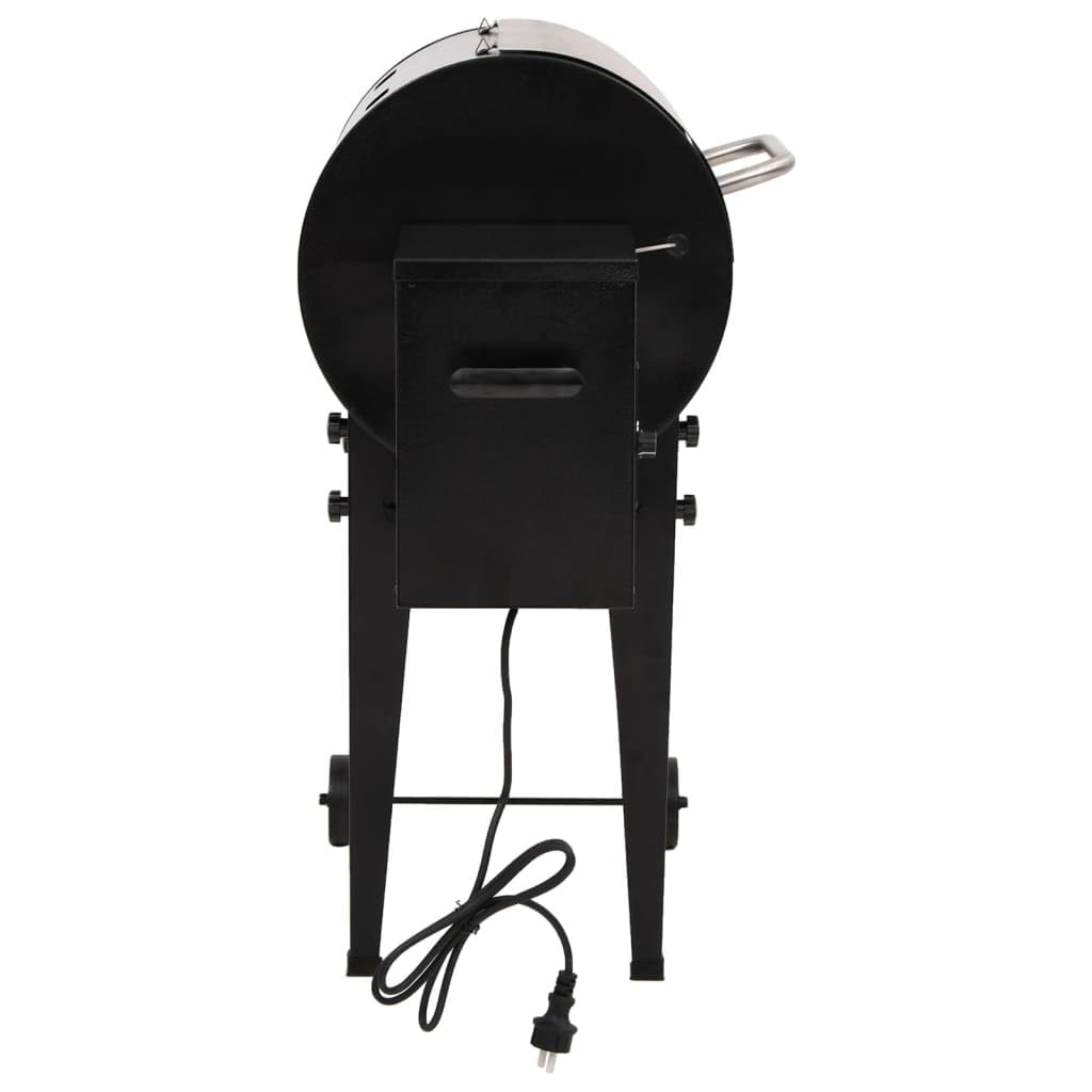 vidaXL Griglia a Pellet Nero 94 cm in Ferro