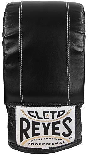 Cleto Reyes Leather Boxing Bag Gloves - Medium - Black #TOP3