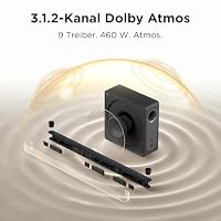 TCL A65K 3.1.2-Kanal-Soundbar für TV mit Subwoofer, Dolby Atmos – Ansicht 5