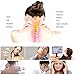 Neck Stretcher with 3 Exhaust Pipe Neck Supports, Neck Traction Device, Neck Decompression Tool, Adjustable Inflatable Neck Support, New Technology for Household Neck Decompression (Brown)