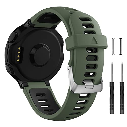 Songsier Correa Forerunner 735XT, Correas de Silicona con Liberación Rápida para Forerunner 735XT 235 235Lite 230 220 620 630