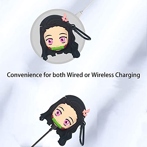 Cartoon Airpod Case, Cute Anime Airpods 1 / 2 Cover With Long Lanyard Keychain, Silicone Protective Accessories Cartoon Design Kawaii Funny Cool Character For Women Girls Men Boy Kids #TOP3