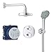 Produktbild GROHE Grohtherm | Duschsystem Unterputz mit Rainshower Cosmopolitan 160 | Chrom | 34735000, 210 mm