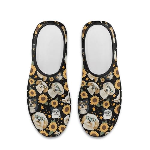 JoyLamoria House Shoes for Women with Arch Support Flat Lightweight Soft Holiday