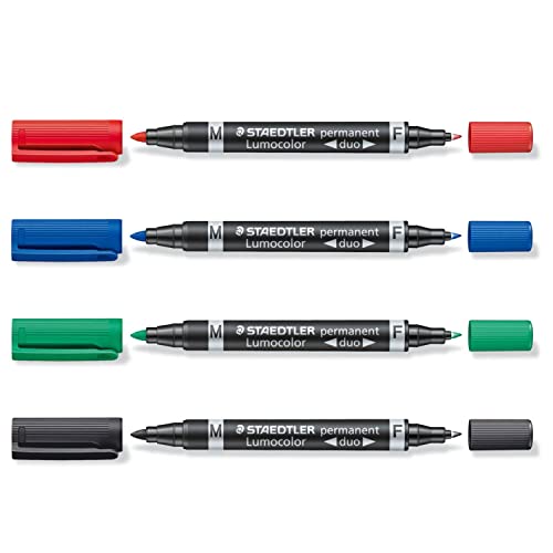 Feutres indélébiles double pointe fine et moyenne Staedtler 348 - 3