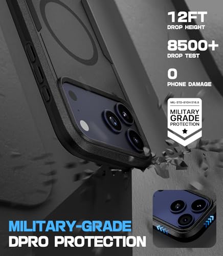 Coque iPhone 17 Max MobNano DBM protection noire anti-glisse - 3