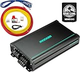 KICKER Amp and Wiring Kit Package of 2 Items 360W 4-Channel KMA Series Marine Amplifier with 8AWG Power Wiring Kit - Boat Kit - 48KMA360.4 Amplifier & 47KMPK8 Wiring Kit