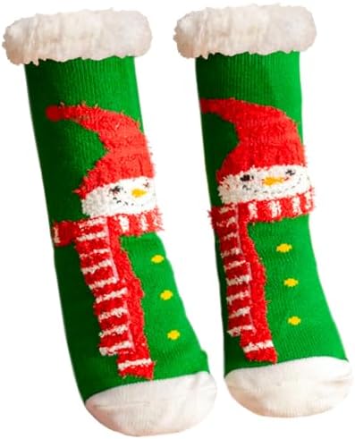 Oneshlee Knuffelsokken voor dames, kerstsokken, winter, warme