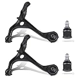 KUIPERAUTO 4PCS Front Lower Control Arm Ball Joint Assembly Compatible With 2004-2008 Acura TSX Compatible With 2003-2007 Honda Accord K640289 K640290