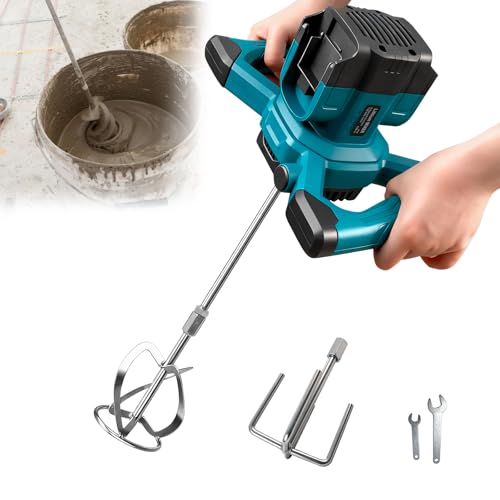 Image of Cordless Concrete Mixer Compatible with Makita 18V Battery