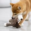 Dog Toys for Aggressive Chewers, Stuffed Animal Plush Chew Toys with Squeakers, Interactive Dog Toys for Boredom (Combo4-3pcs)