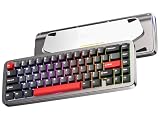 RK ROYAL KLUDGE U65 Aluminum Gaming Keyboard, Wired 60% Mechanical Keyboard with Full CNC Aluminum Body, Gasket Mount, Hot Swappable Pre-Lubed Switches, RGB Backlit, PBT Keycaps, Thocky Creamy Sound